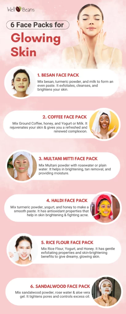 Face Pack for glowing skin